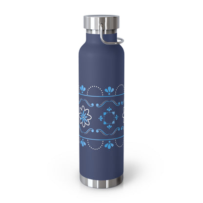 Blue Insulated Bottle, 22oz