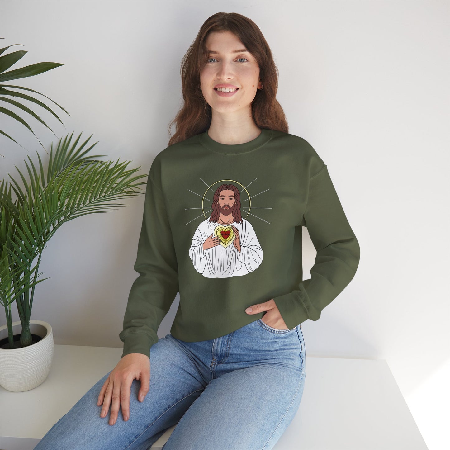 Sagrado Corazón de Jesús Sweatshirt