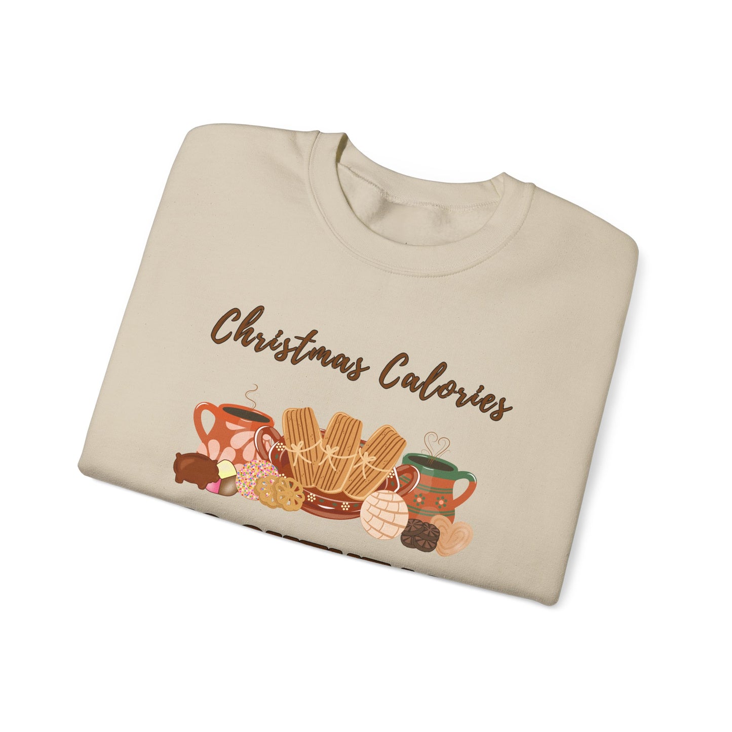 Christmas Calories No Cuentan Sweatshirt