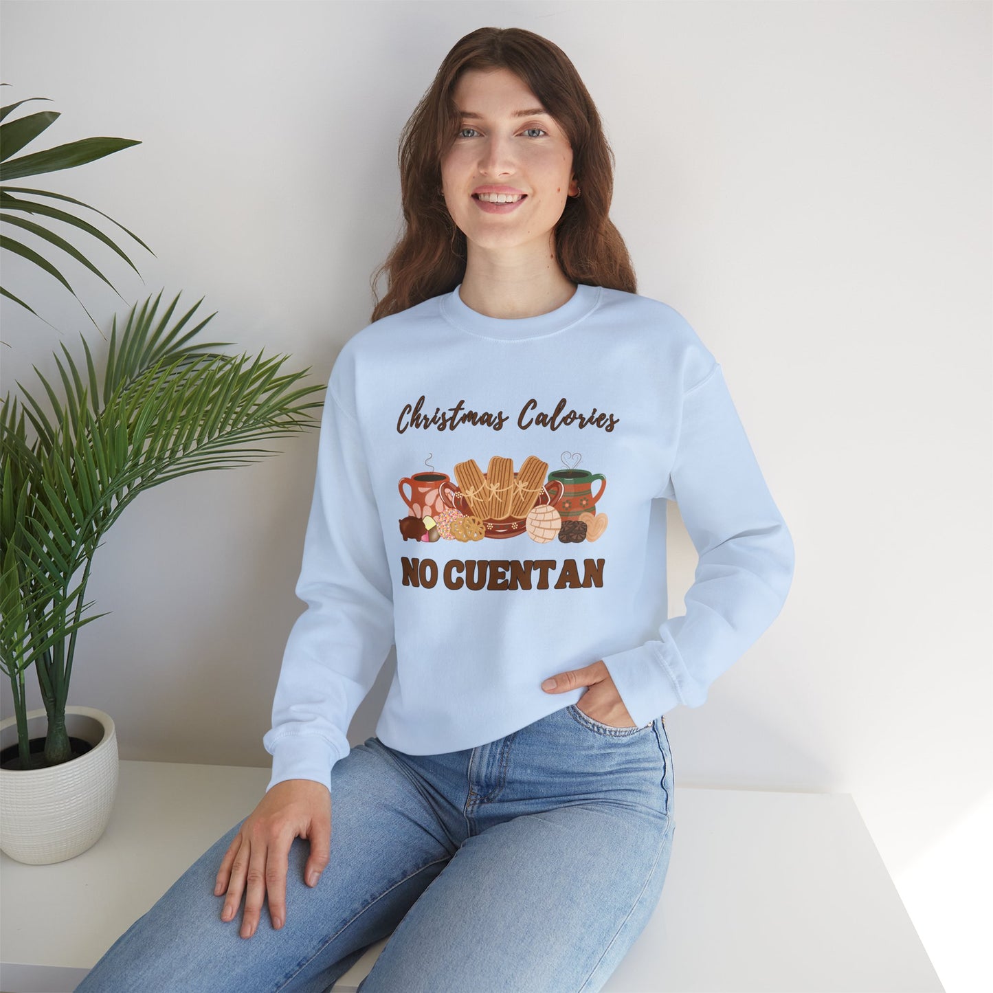 Christmas Calories No Cuentan Sweatshirt