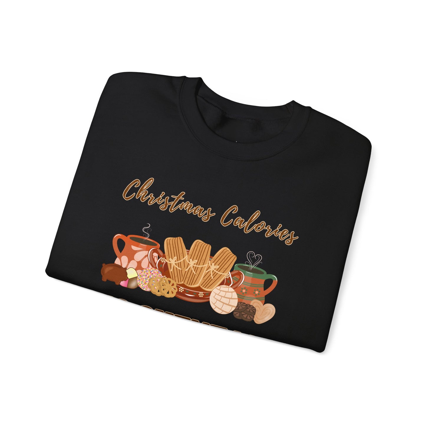 Christmas Calories No Cuentan Sweatshirt