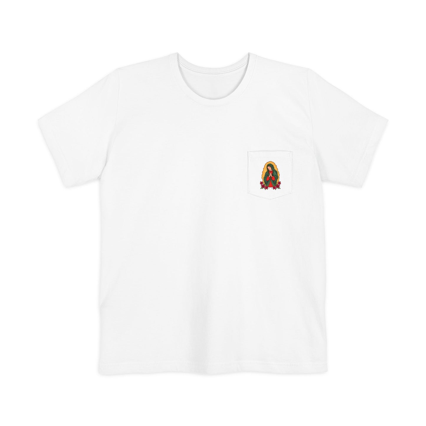 Virgen de Guadalupe Pocket T-shirt