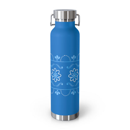 Blue Insulated Bottle, 22oz