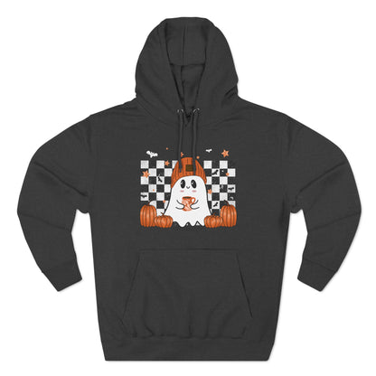 Checkered Ghost Fleece Hoodie