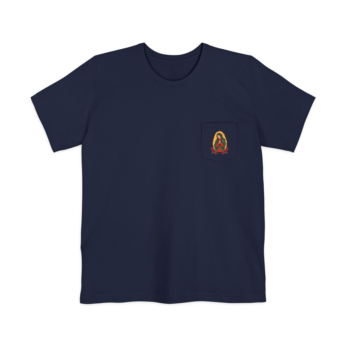 Virgen de Guadalupe Pocket T-shirt