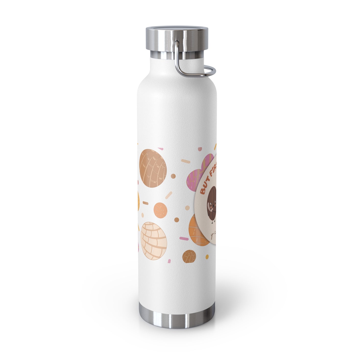 But First Cafecito y Chisme Insulated Bottle, 22oz