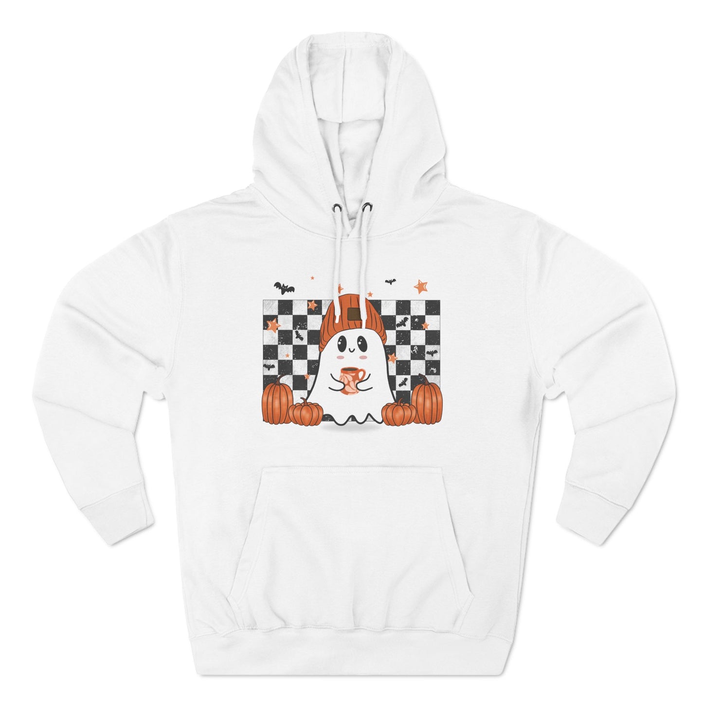 Checkered Ghost Fleece Hoodie