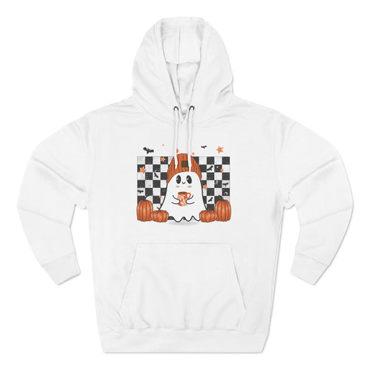 Checkered Ghost Fleece Hoodie