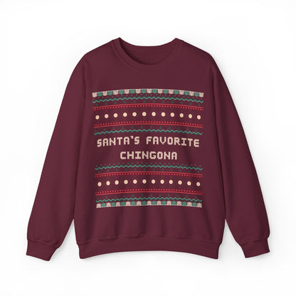 Santa's Favorite Chingona Sweatshirt