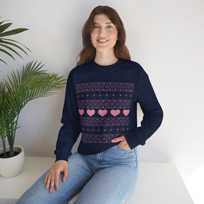 Pink Heart Concha Sweatshirt