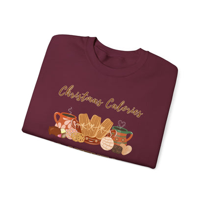 Christmas Calories No Cuentan Sweatshirt