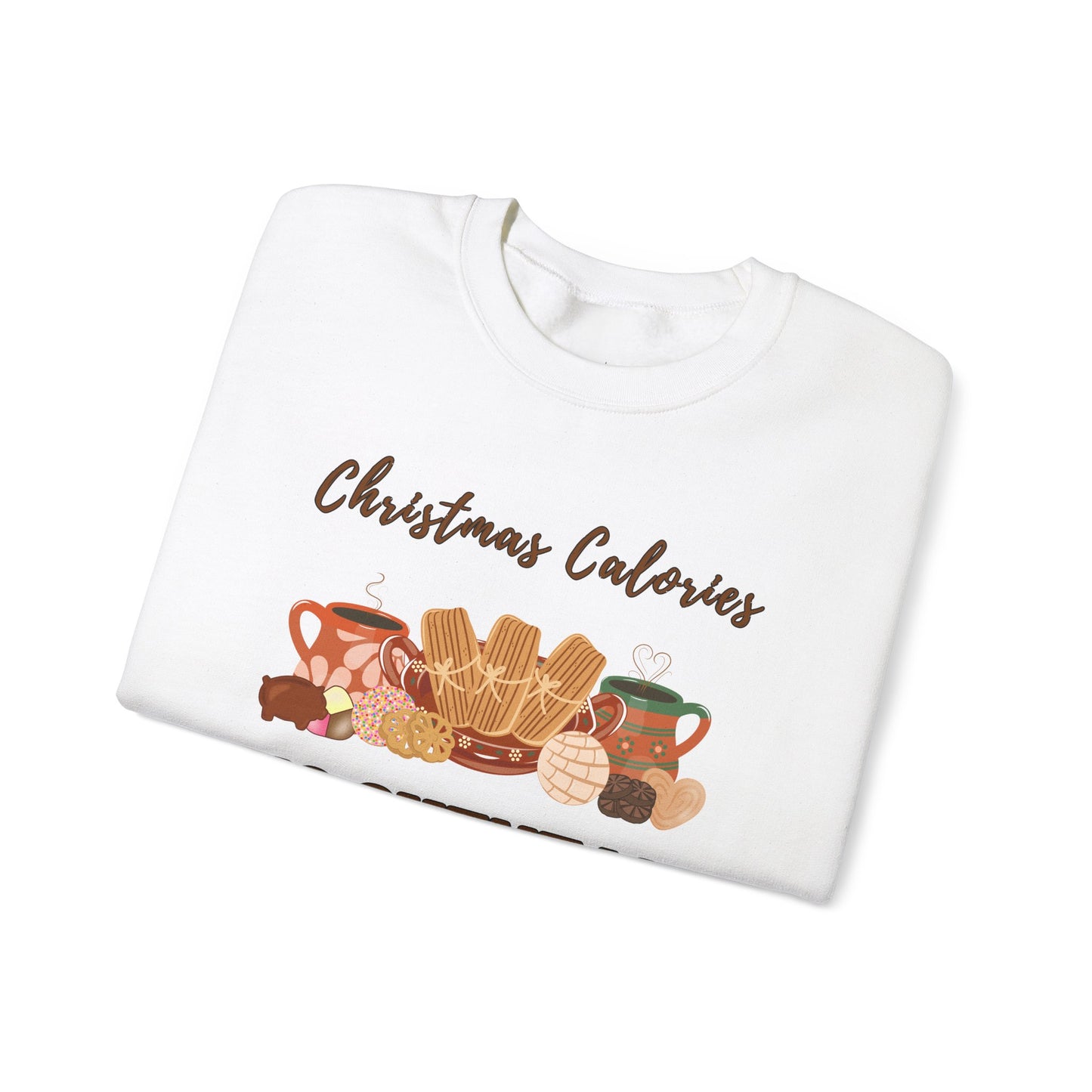 Christmas Calories No Cuentan Sweatshirt