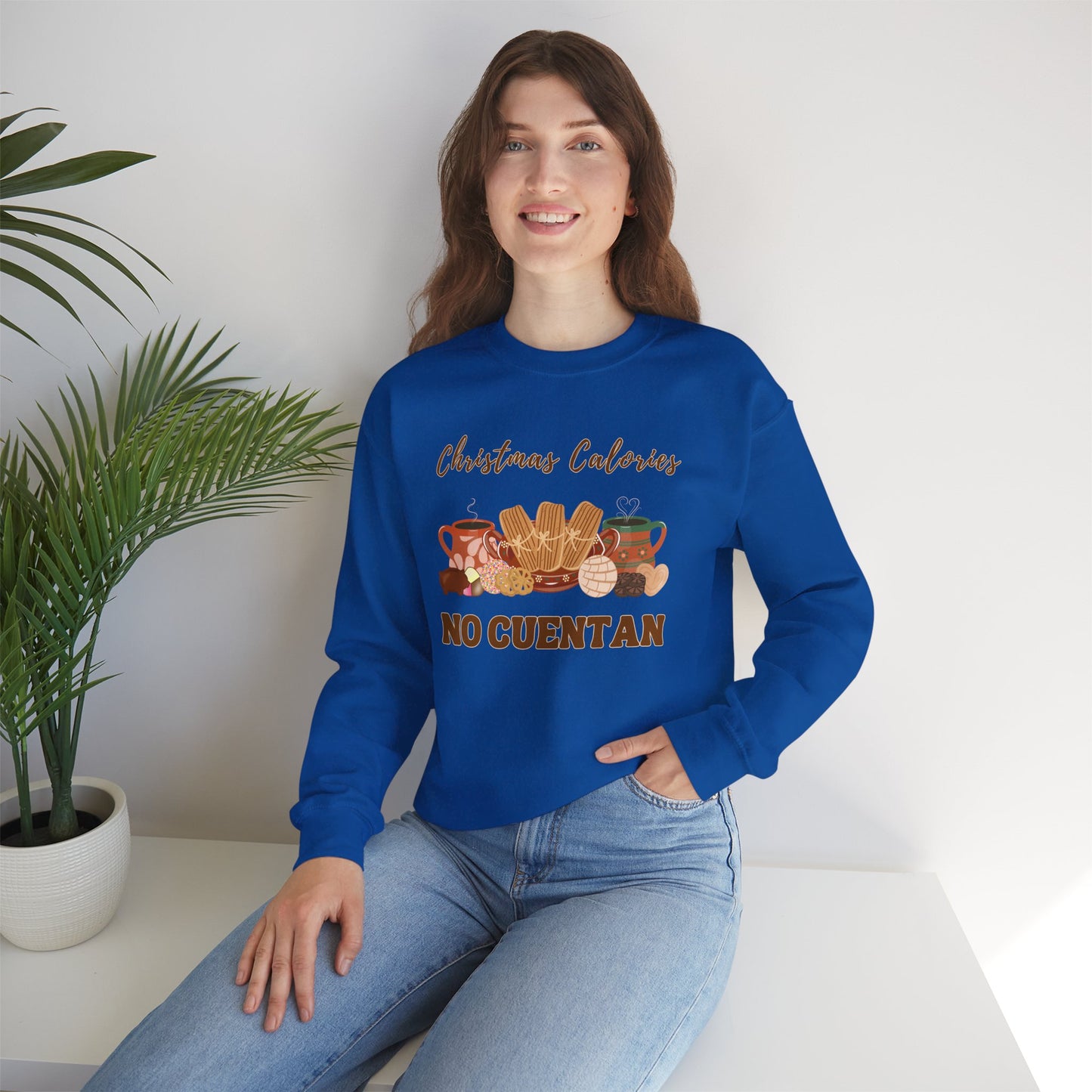 Christmas Calories No Cuentan Sweatshirt