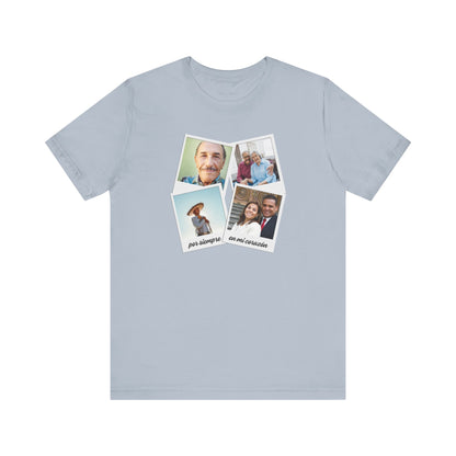 Personalized - Por Siempre en Mi Corazón Polaroid 4 Photo Tee