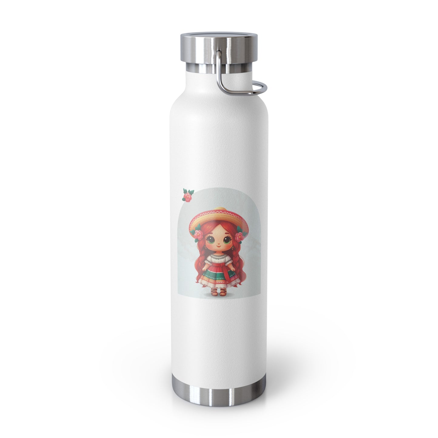 Pink Petals Insulated Bottle, 22oz