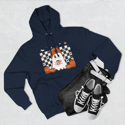 Checkered Ghost Fleece Hoodie