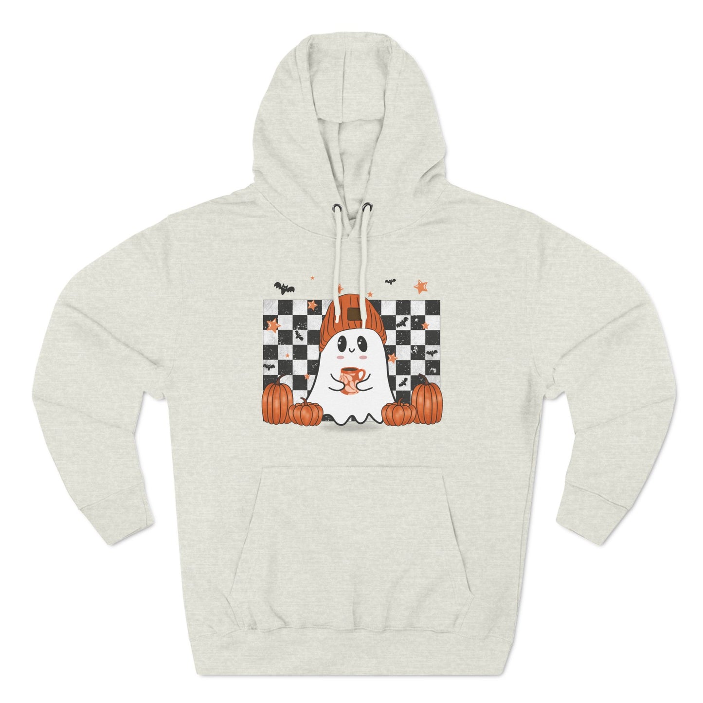 Checkered Ghost Fleece Hoodie