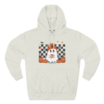 Checkered Ghost Fleece Hoodie