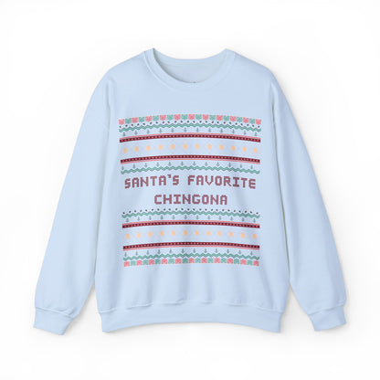 Santa's Favorite Chingona Sweatshirt