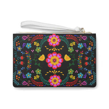 Personalized Mexican Initial Clutch Bag