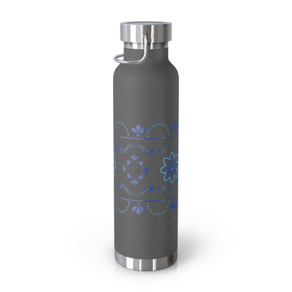 Blue Insulated Bottle, 22oz