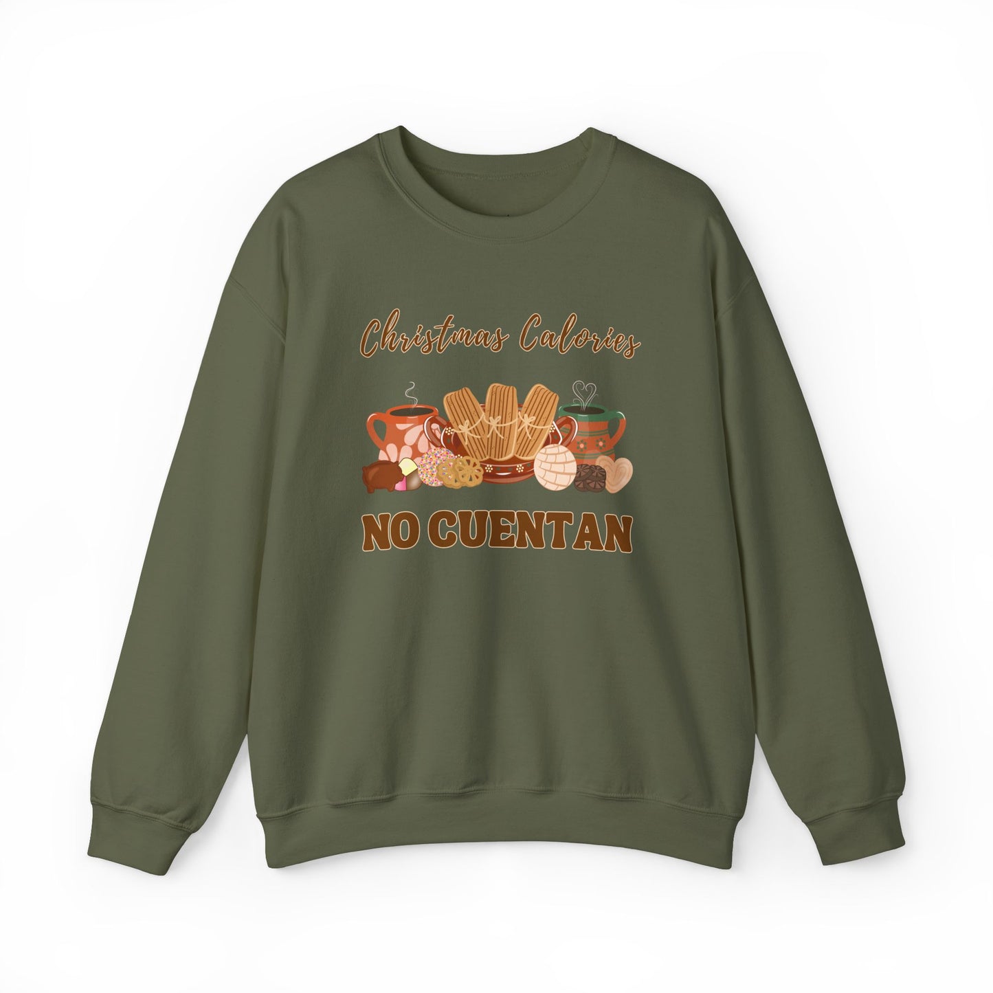 Christmas Calories No Cuentan Sweatshirt