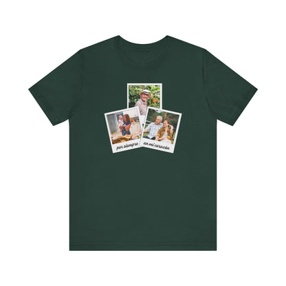 Personalized - Por Siempre en Mi Corazón Polaroid 3 Photo Tee