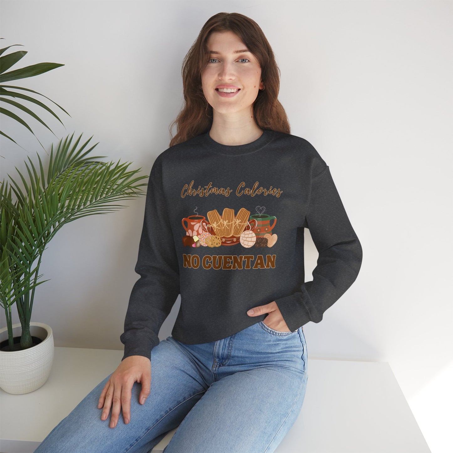 Christmas Calories No Cuentan Sweatshirt